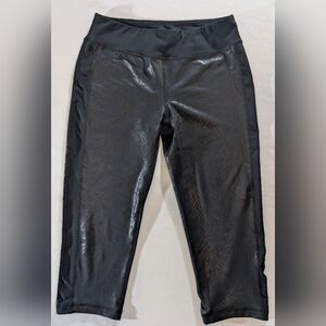 Ki Pro Performance Yoga Capri Leggings Pants Womens  Medium Black